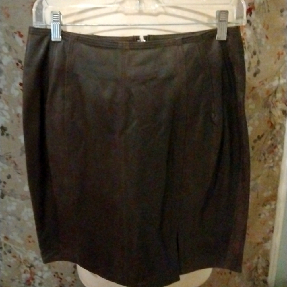 Leather skirt